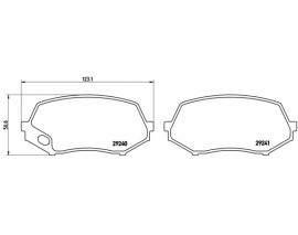 FREN BALATASI ON ARKA LOW-MET MITSUBISHI
