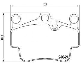FREN BALATASI ON ARKA LOW-MET PORSCHE