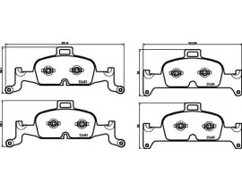 FREN BALATASI ON AUDI A4 16- A5 17- A6 19- Q5 17-