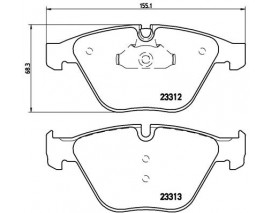 FREN BALATASI ON BMW E60-E65-E66 2331211