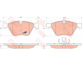 FREN BALATASI ÖN BMW E60 E87 E90 F10