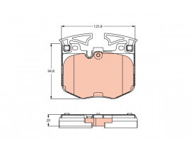 FREN BALATASI ÖN BMW G30 G20 G01 G02 G05 G06 G07 G29 G11 G12 G14 G15 G16 Z4 iX I20