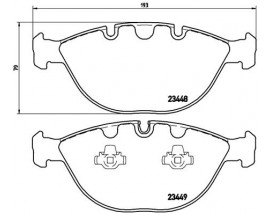 FREN BALATASI ON-BMW X5 E-53 4.6 IS 4.8 IS