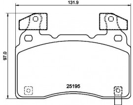 FREN BALATASI ON- CHEVROLET CAMARO 09-15 Low-Met