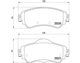 FREN BALATASI ON CITROEN C4 1.4-1.6HDI 09- DS4 1.6HDI 11-