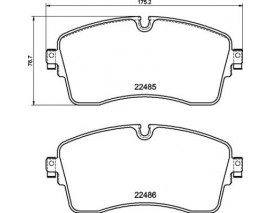 FREN BALATASI ON DISCOVERY SPORT L560 R.R EVOQUE L538 L551 VELAR L560 JAGUAR XE X760 I-PACE X590 F-PACE X761 XF SPORTBRAKE X260