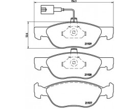 FREN BALATASI ON FIAT BRAVO 1.6 1.8-ALFA ROMEO 145-146