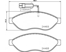 FREN BALATASI ON FIAT DUCATO/PEUGEOT BOXER/ CITROEN JUMPER 06-