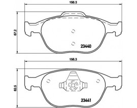 FREN BALATASI ON FORD CONNECT 02-