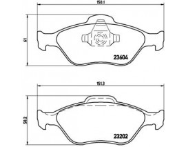 FREN BALATASI ON FORD FIESTA 1996-2008
