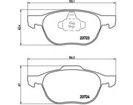FREN BALATASI ON FORD FOCUS CMAX 04-15 MAZDA3 03 10 VOLVO S40-V50-C30-C70 04-13