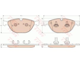 FREN BALATASI ON JAGUAR BMW XF I X250 09 15 XF SPORTBRAKE X250 13 14 XJ X351 13 XK II 09 14