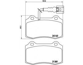 FREN BALATASI ON-KABLOLU SEAT LEON 02-06