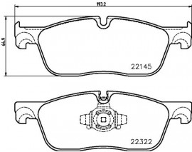 FREN BALATASI ON LAND ROVER DISCOVERY SPORTVELAR 2.0 2.2 Low-Met