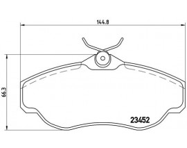 FREN BALATASI ON LANDROVER RANGE ROVER DISCOVERY II / 2.5-4.0 V8-4.6-2.5 TDI