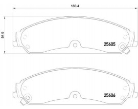 FREN BALATASI ON LOW-MET CHRYSLER