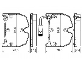 FREN BALATASI ON MERCEDES C219 W211 W220 W221 R230