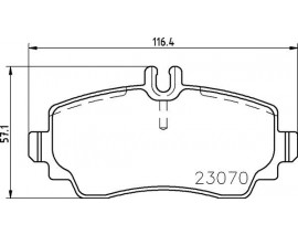FREN BALATASI ON MERCEDES VANEO W414 02 05