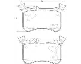 FREN BALATASI ON MERCEDES W117-156-176 Low-Met