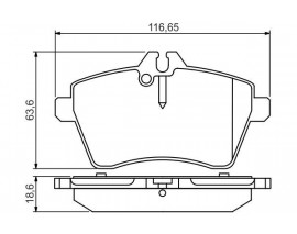 FREN BALATASI ON MERCEDES W169 W245