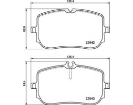FREN BALATASI ON MERCEDES W177 V177 W247 C118 X118 H247 X247