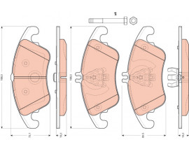 FREN BALATASI ON MERCEDES W204 S204 C204 C218 W212 C207