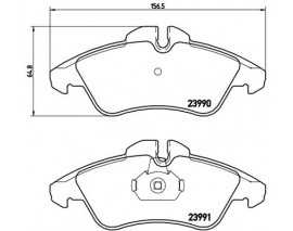 FREN BALATASI ON MERCEDES W638 B901 B904 . VW LT 28-35-46