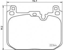 FREN BALATASI ON MINI F54-F55-F56-F57-F60 2014-2021 Low-Met