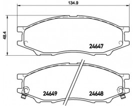 FREN BALATASI ON NISSAN ALMERA 1.6 06
