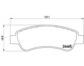 FREN BALATASI ON PEUGEOT 307 1.4 1.4HDI-CITROEN XSARA 1.4 1.6 2.0 01-