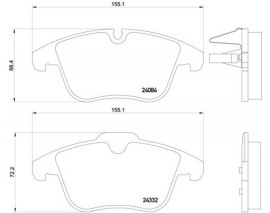 FREN BALATASI ON PEUGEOT 508 1.6HDI-CITROEN C5 08-