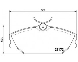 FREN BALATASI ON RENAULT LAGUNA I MEGANE I SCENIC I
