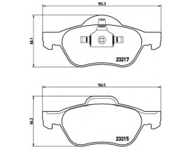 FREN BALATASI ON RENAULT LAGUNA II MEGANE II Y.M. SCENIC II