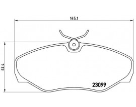 FREN BALATASI ON RENAULT TRAFIC II VIVARO 1.9 F9Q 2.0 M9R