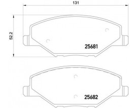 FREN BALATASI ON SKODA FABIA 1.2 1.2TSI 1.4 1.6TDI 07-