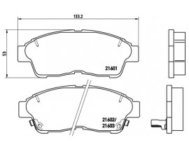 FREN BALATASI ON TOYOTA COROLLA 95 02 INJ. AE101-AE111/CORONA 92 97 AT191/RAV4 96 00