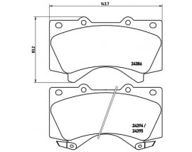 FREN BALATASI ON TOYOTA LANDCRUSIER 4.5 D4-D - 4.6 08-