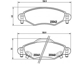 FREN BALATASI ON- TOYOTA YARIS 03 10 1.5 VVTI 1.4 D4D