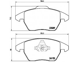 FREN BALATASI ON VW POLO 13-18 AUDI A1 11-18 SEAT IBIZA 13-17