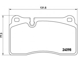 FREN BALATASI ON VW TOUAREG 06-18 SEAT LEON 13-20