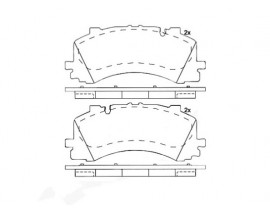 FREN BALATASI ON- VW TOUAREG 18- AUDI A6 19- A7 19- Q7 16- Q8 19