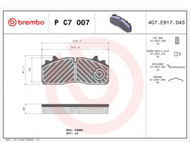 FREN BALATASI RENAULT TRUCKS D 01/13- -RENAULT TRUCKS MIDLUM 01/00- -VOLVO FL II 05/06- -VOLVO FL II