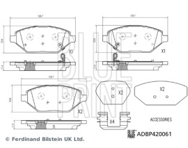 FREN BALATASI TAKIMI MONTAJ MALZEMESİ OLAN OPEL KARL