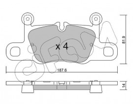 FREN BALATASI TAYCAN Y1A -4S-4SPERFORMANCE-ELECTRİC-TURBO-TURBOS-TAYCANCROSSTURİSMO-4-4S-TURBO-TURBO