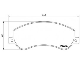 FREN BALATASI VW AMAROK 2HA. 2HB. S1B. S6B. S7A. S7B ; AMAROK Platform/Chassis S1B