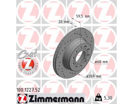 FREN DİSKİ 1004A-C4 -100 Avant4A-C4 -A64A-C4 -A6 Avant4A-C4 -V844 -4C DELİKLİ 986478614-DF4545