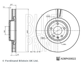 FREN DİSKİ A5 CABRİO F5 2.0 35 TDI 16V.A5 CABRİO F5 2.0 45 TFSI 16V.A5 CABRİO F5 2.0 TFSI 16V.
