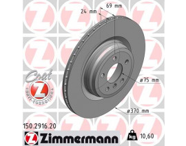 FREN DİSKİ. ARKA. 370 /23.9-22.4 MM . HAVA KANALLI. KAPLAMALI. YÜKSEK KARBON ALAŞIMLI. CİVATA KİTİ 986479730-DF6311S