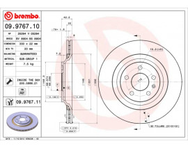 FREN DISKI ARKA AUDI A6 05-11