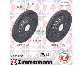 FREN DİSKİ ARKA AUDI-A8 D3 4E2-4E8 VOLKSWAGEN-PHAETON 3D1-3D2-3D3-3D4-3D6-3D7-3D8-3D9 986479062-DF4269